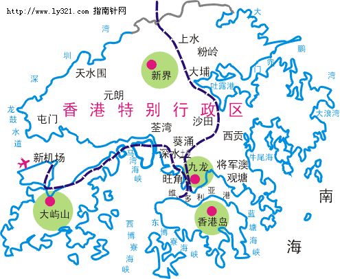 香港旅游地图-+香港地图Hongkong+Maps+-+美景旅游网